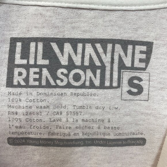 Reason Lil Wayne A Milli Lightning White T-Shirt Small - Picture 4 of 4